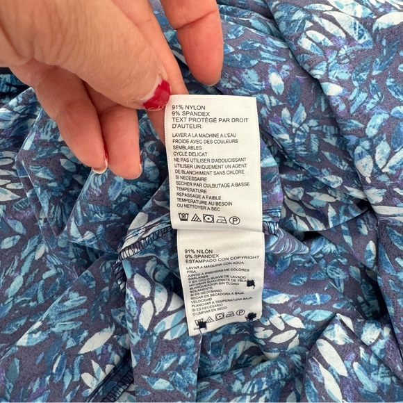 Tommy Bahama Mens Sun Coral Fronds Classic Fit Tropical Print Chambray Camp Shirt White Size Xx Large
